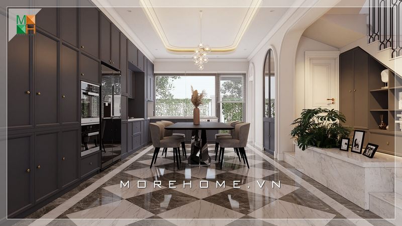 # 28 Mẫu tủ bếp hiện đại, tân cổ điển đẹp cho thiết kế nội thất căn hộ chung cư tại Hải Phòng